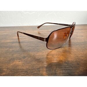 Police S8293 Aviator Eyeglass Frames Bronze Brown Gradient Italy K01 64-12-135